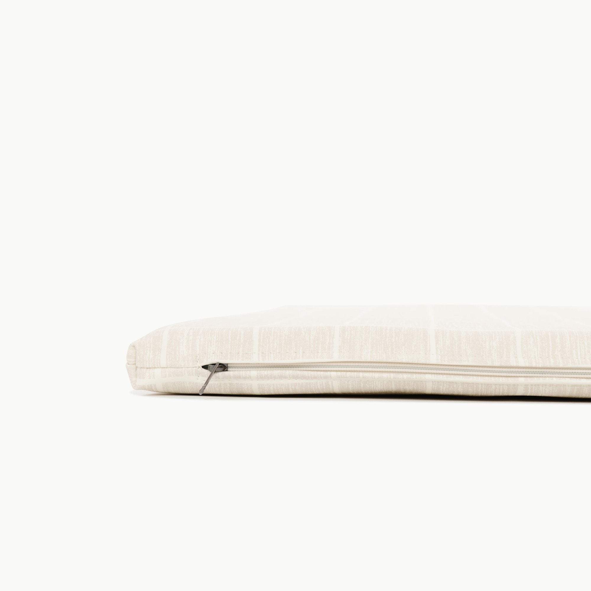 Windowpane (on sale)@zipper detail on the windowpane padded micro+