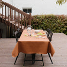 Ginger (on sale) / 6 Foot@tablecloth on table