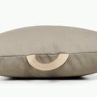 Grove (on sale) / Square@Handle detail of the Grove Square Floor Cushion
