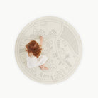 Homestead (on sale) / Circle@Overhead of kid playing on the Homestead Circle Midi Mat