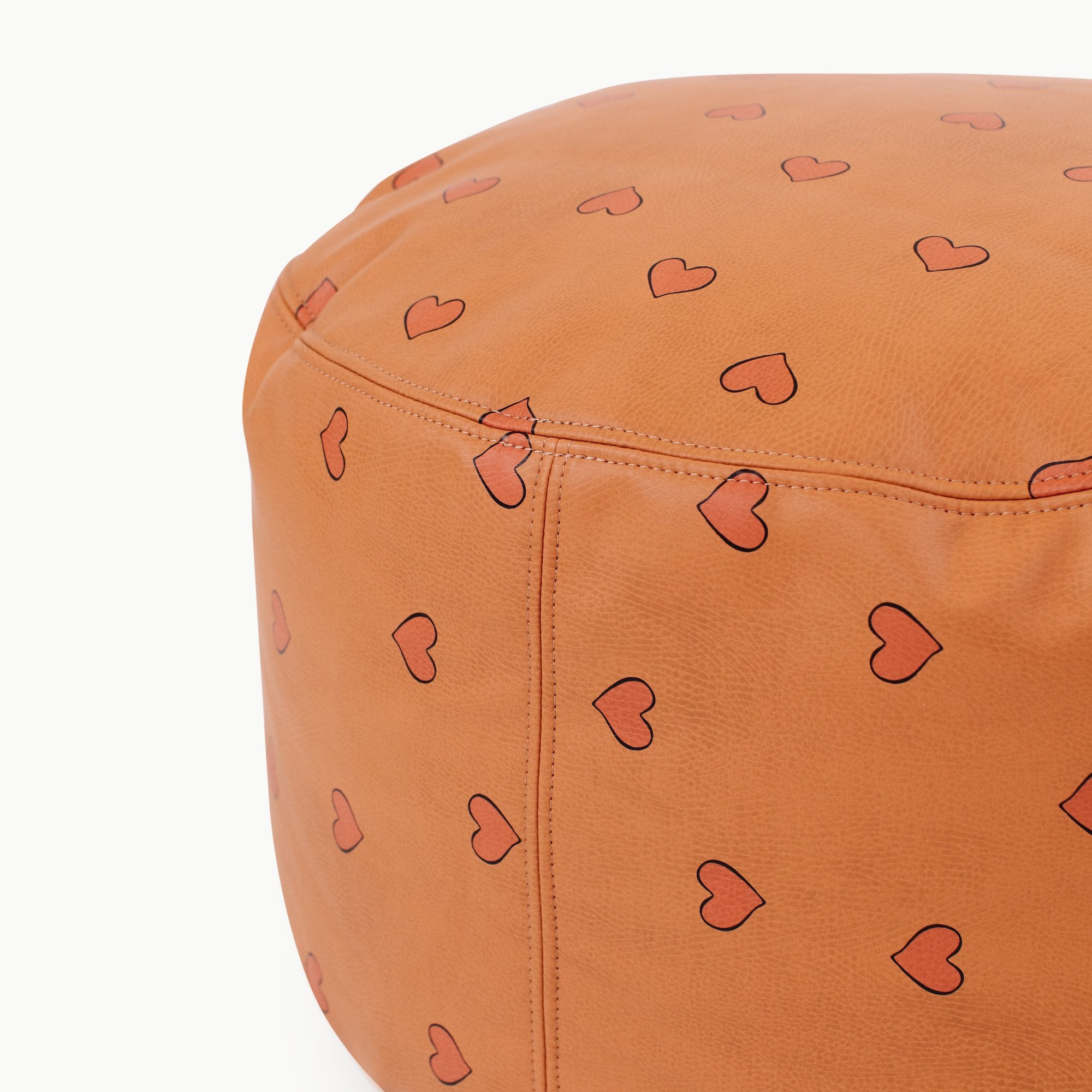 ILY (on sale)@Seam detail on the ILY Circle Pouf