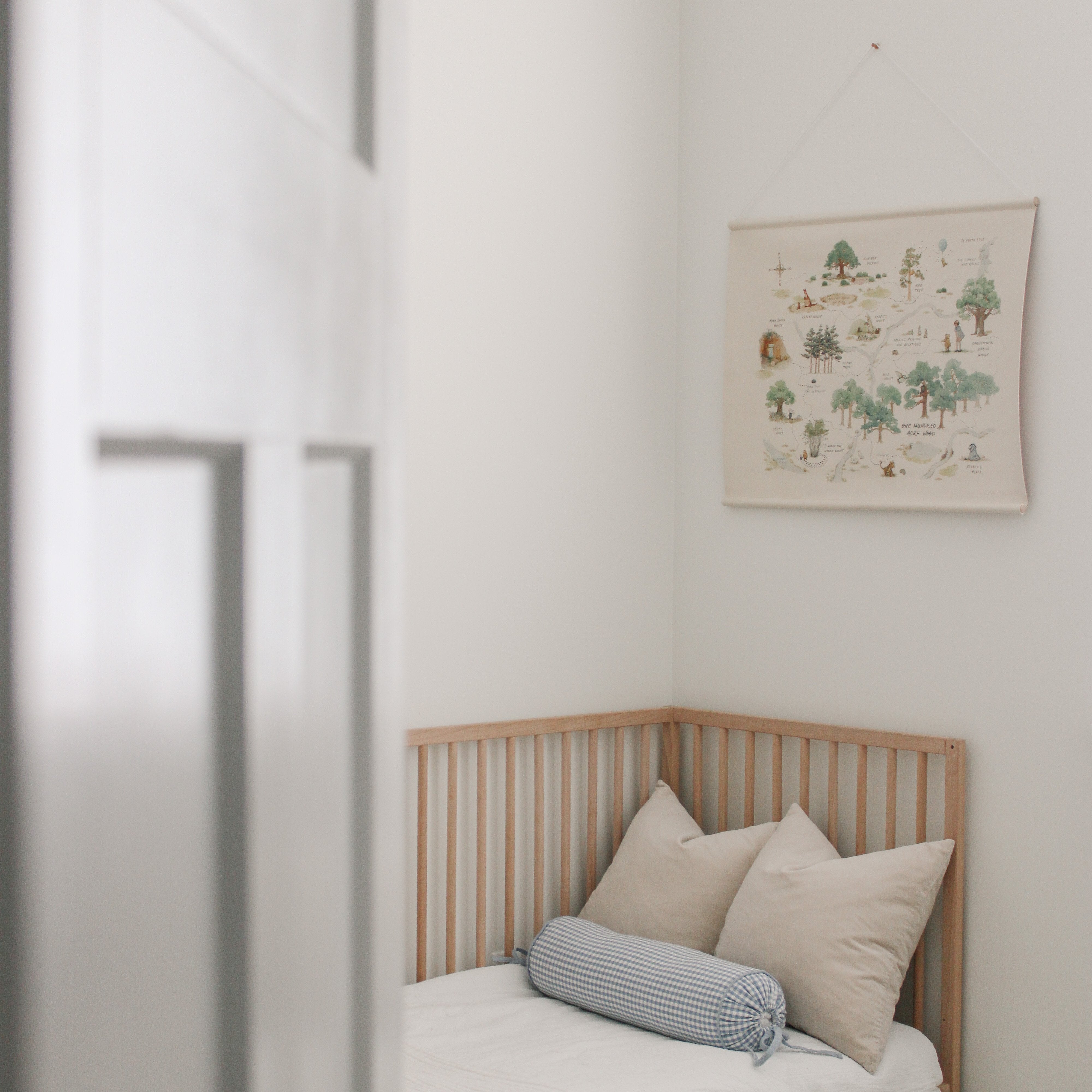 Hundred Acre Wood (on sale)@Hundred Acre Wood Poster hanging up in a bedroom