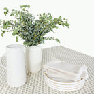 Meadow@Overhead Meadow Tablecloth on dining table