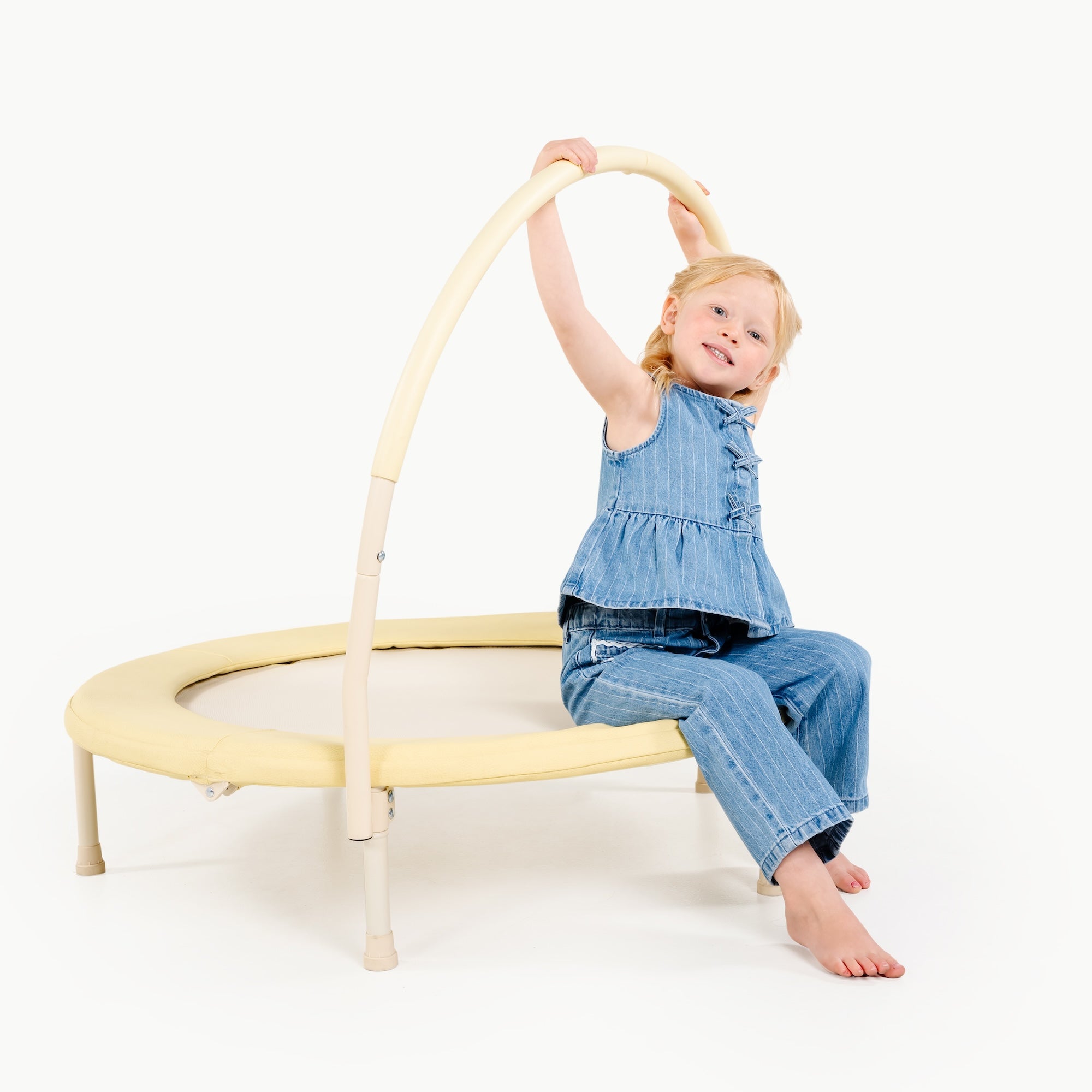 Mellow@Children’s indoor trampoline with modern design for active play at home