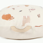 Menagerie (on sale) / Square@Gathre deboss detail on the Menagerie Mini Square Floor Cushion