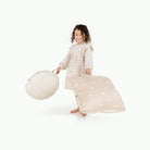 Mickey Mouse (on sale) / Circle@Kid holding the Mickey Mouse Mini Floor Cushions