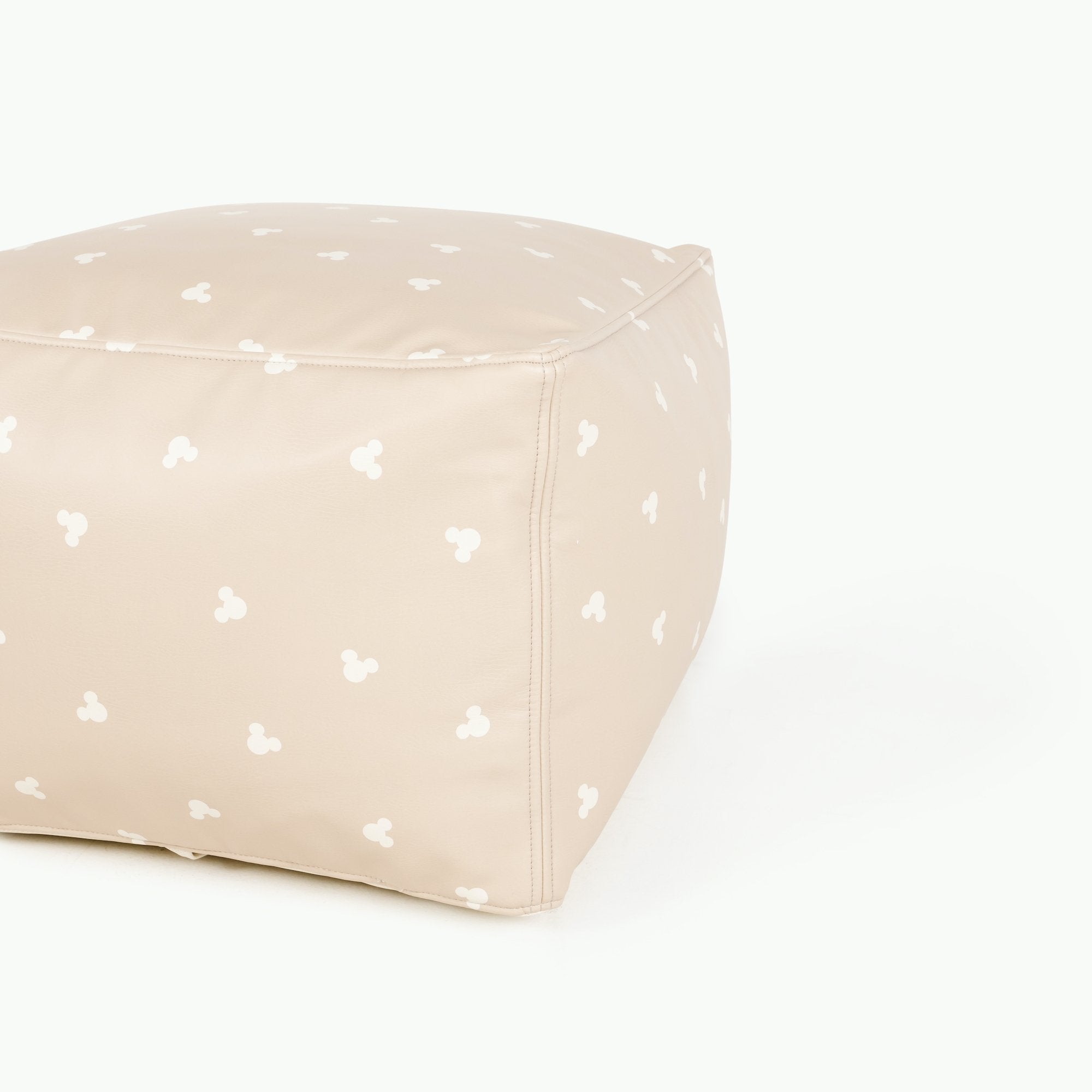 Mickey Mouse (on sale)@Seam detail on the Mickey Mouse Square Pouf