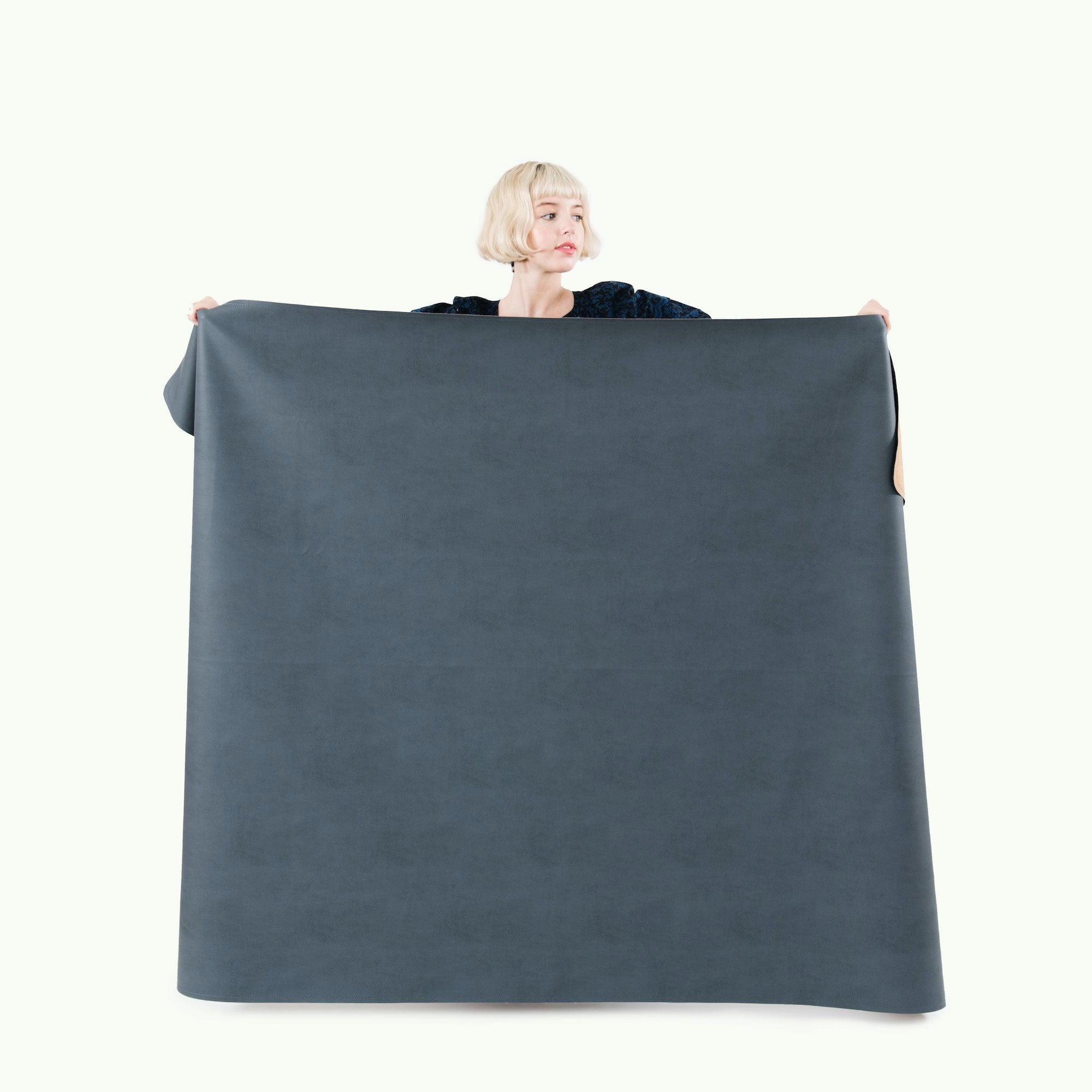 Nightfall (on sale) / 6 Foot@woman holding nightfall tablecloth