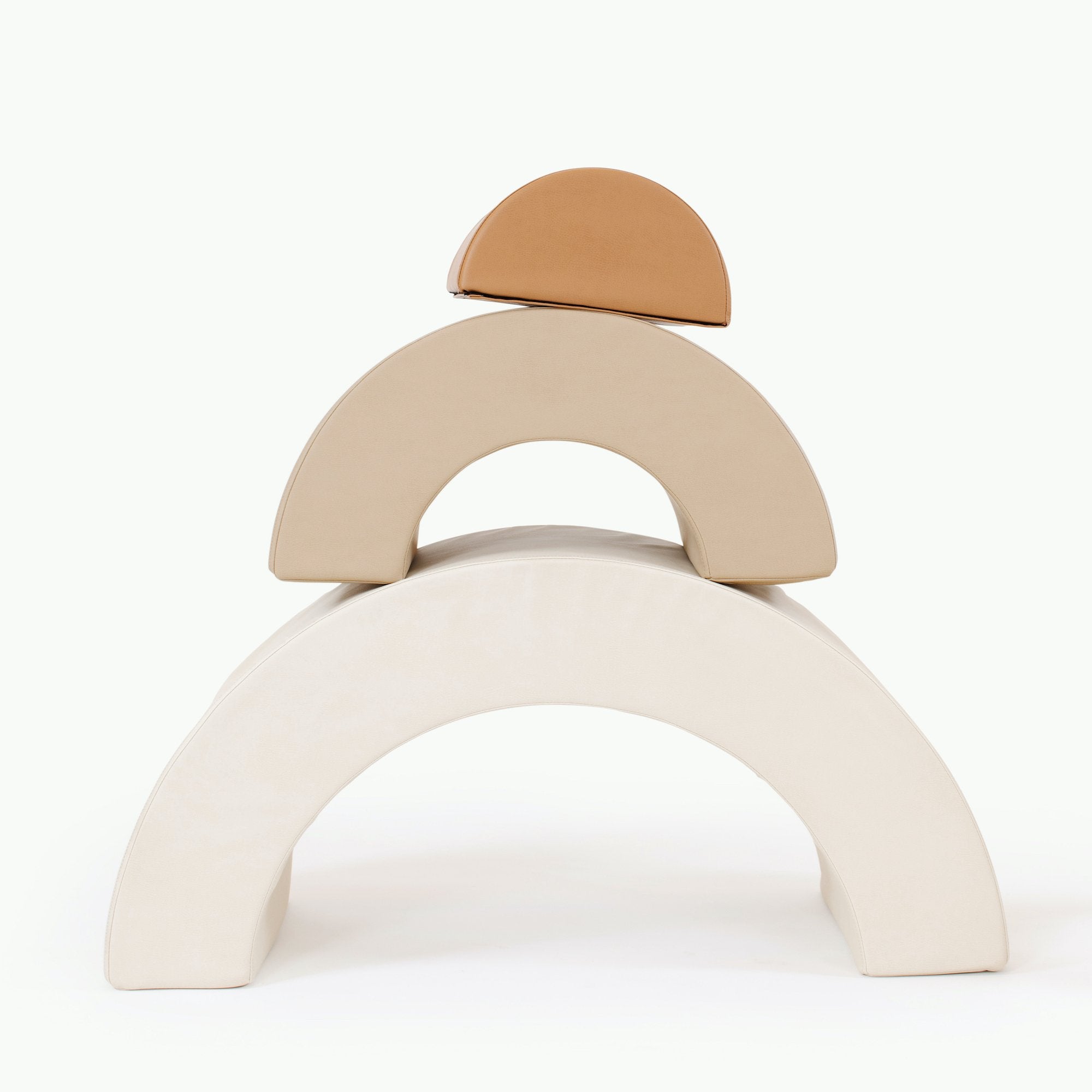 Ivory • Millet • Camel / Stackable Arc Playset@Arc Playset (Color)