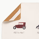 Classic Cars@hanging tab detail of mini mat