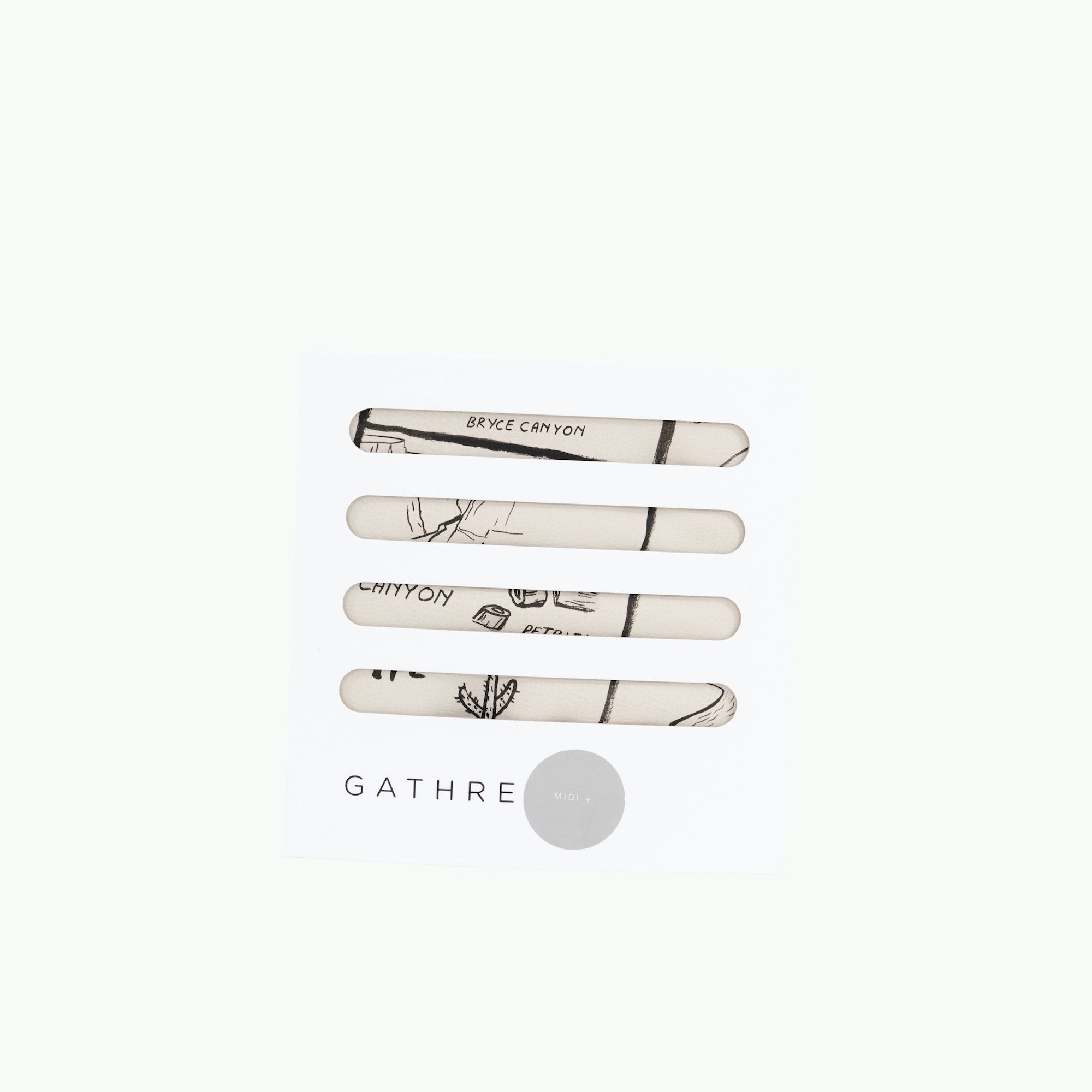 National Parks Map (on sale)@National Parks Map Mini+ Matin white Gathre packaging