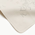 World Map@Gathre deboss detail on the World Map Mini+ Mat