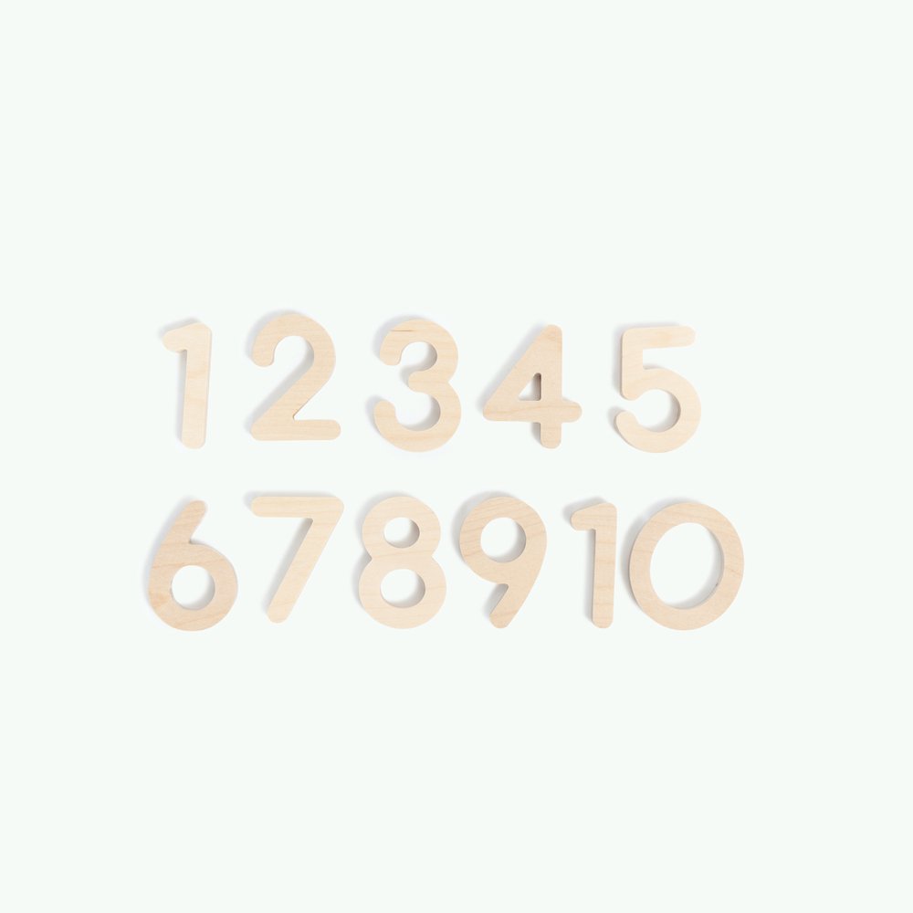 Birch@Wooden Numbers