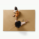 Ochre (on sale)@Overhead of kids playing on the Padded Midi+ Ochre