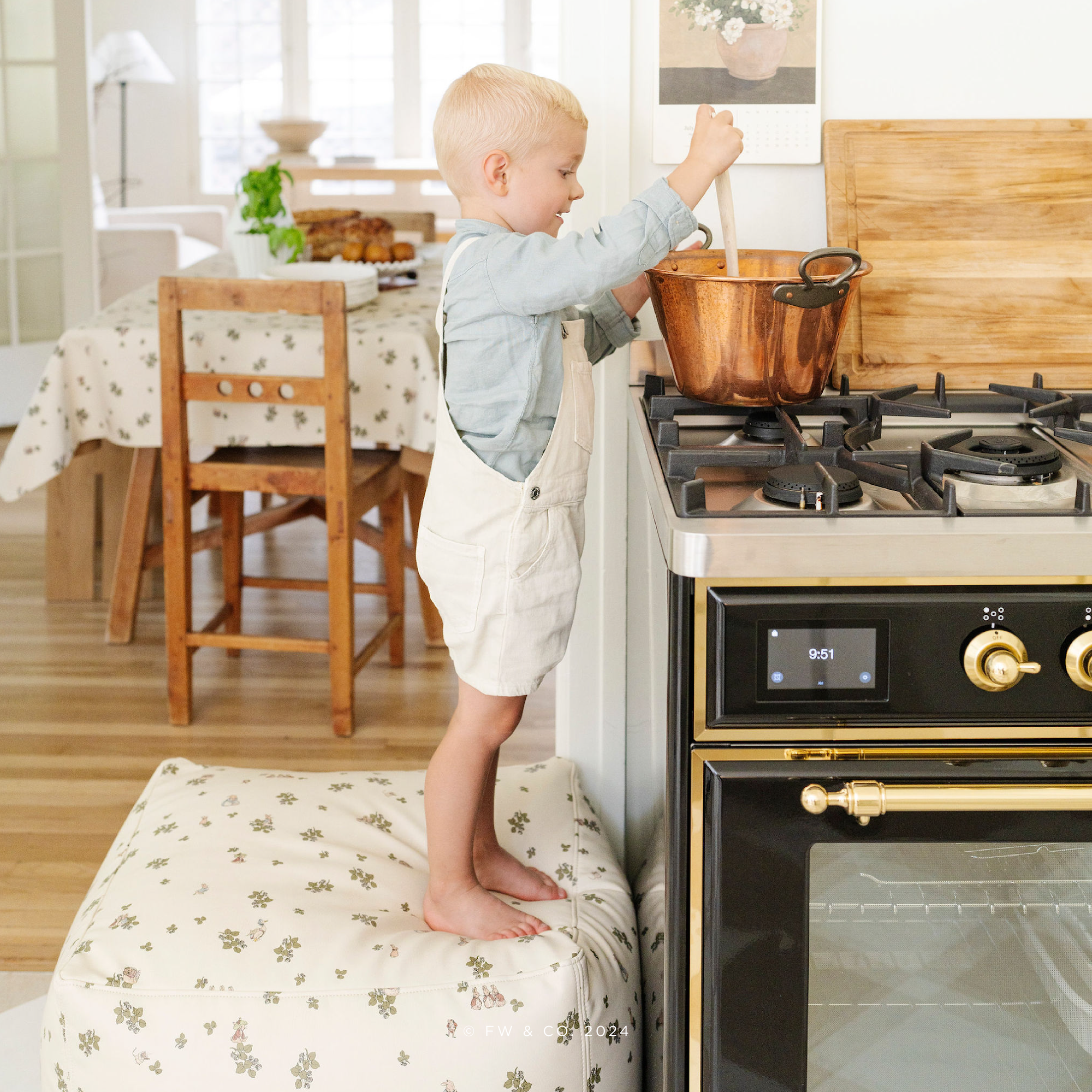 Peter Rabbit™ (on sale)@lifestyle image of little boy standing on pouf