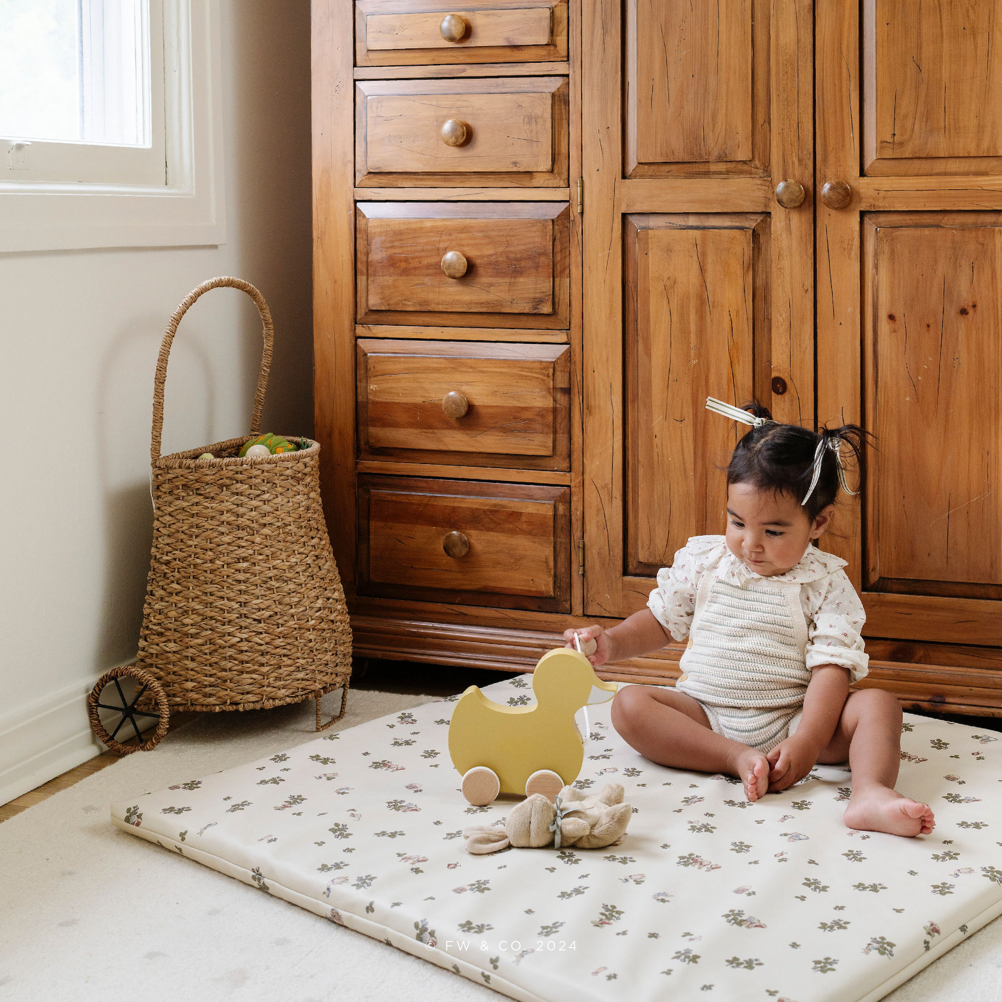 Peter Rabbit™ (on sale) / Square@lifestyle image of little girl playing on padded mini