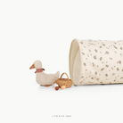 Peter Rabbit™@detail shot of the Peter Rabbit™ tunnel with maileg duck prop