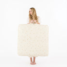 Stars (on sale) / Square@Woman holding the Stars Square Floor Cushion