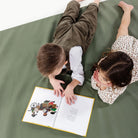 Thyme@Overhead of kids playing on the Thyme Padded Midi+