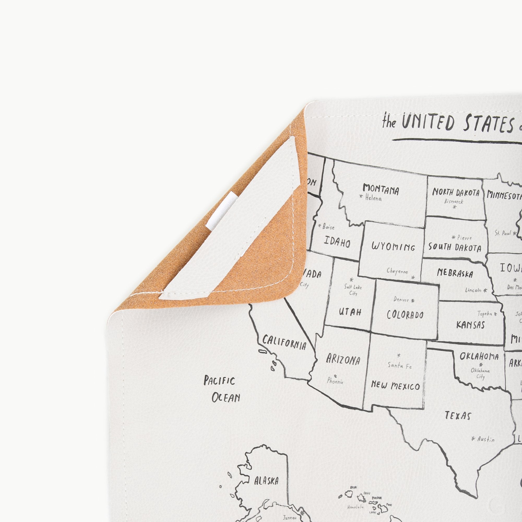 USA Map (on sale)@Hanging tab detail on the Midi+ USA Map