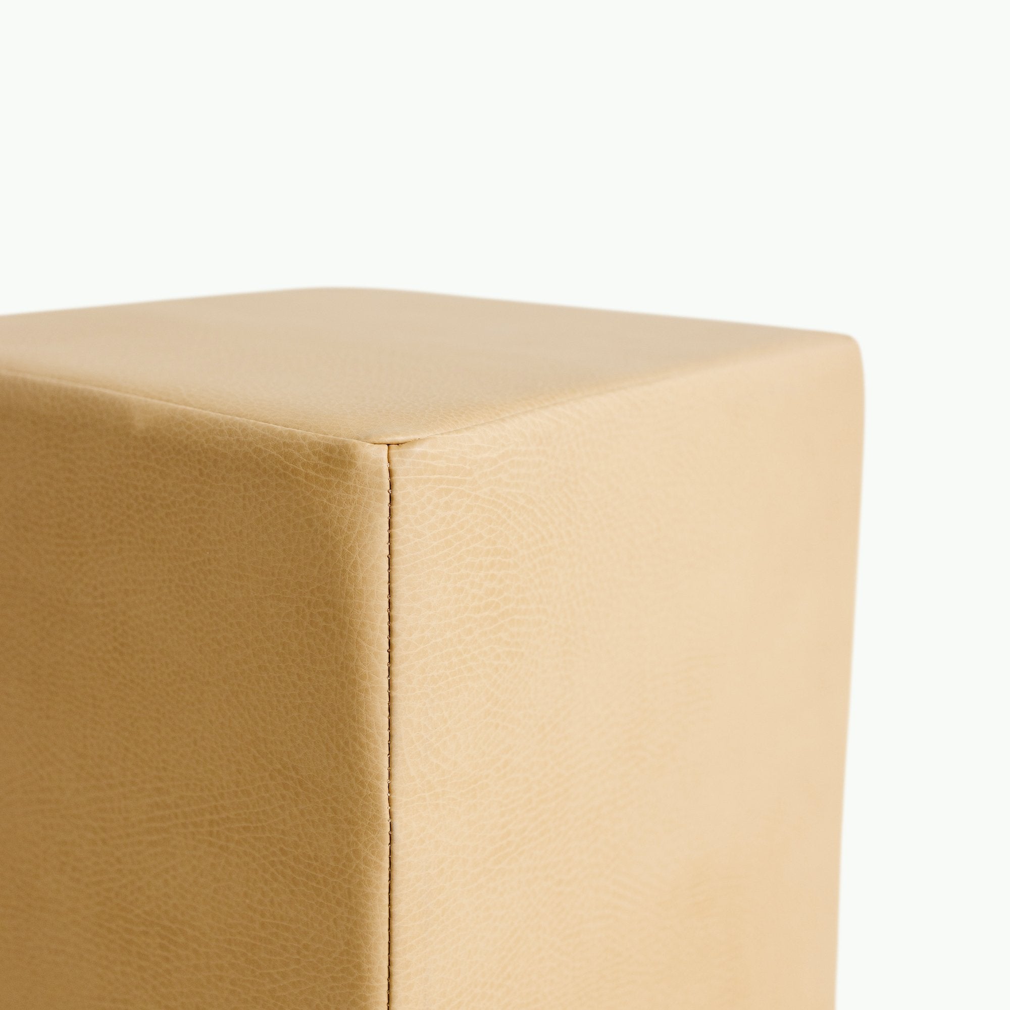 Wheat • Stone Stripe@Detail shot of seam on Stone Stripe Cubes