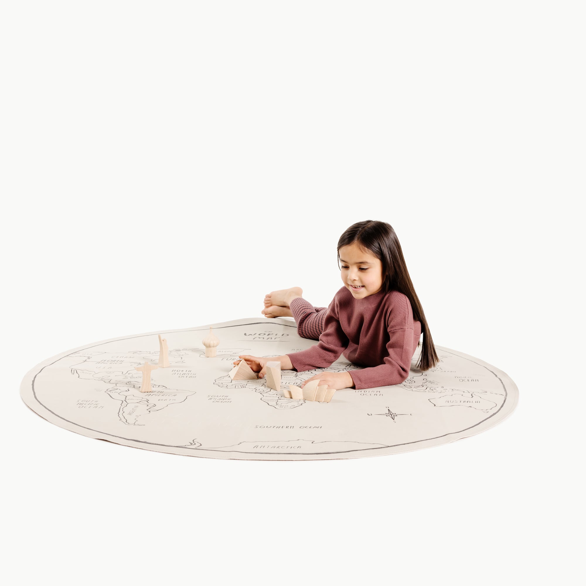 World Map / Circle