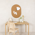 Camel@Camel Pinboard hanging on wall above a desk