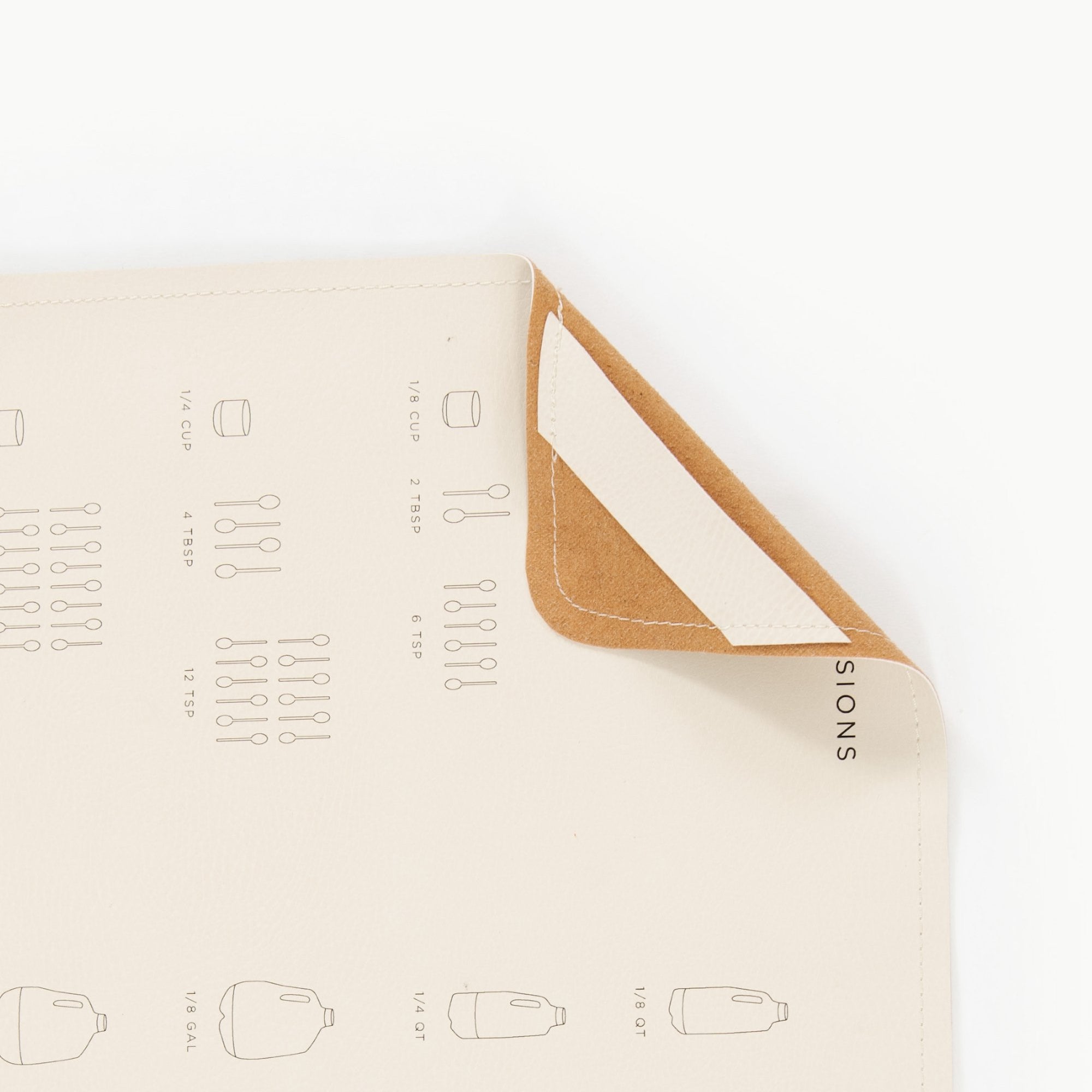 Conversion Chart (on sale)@Hanging tab detail on the Conversion Chart Micro mat