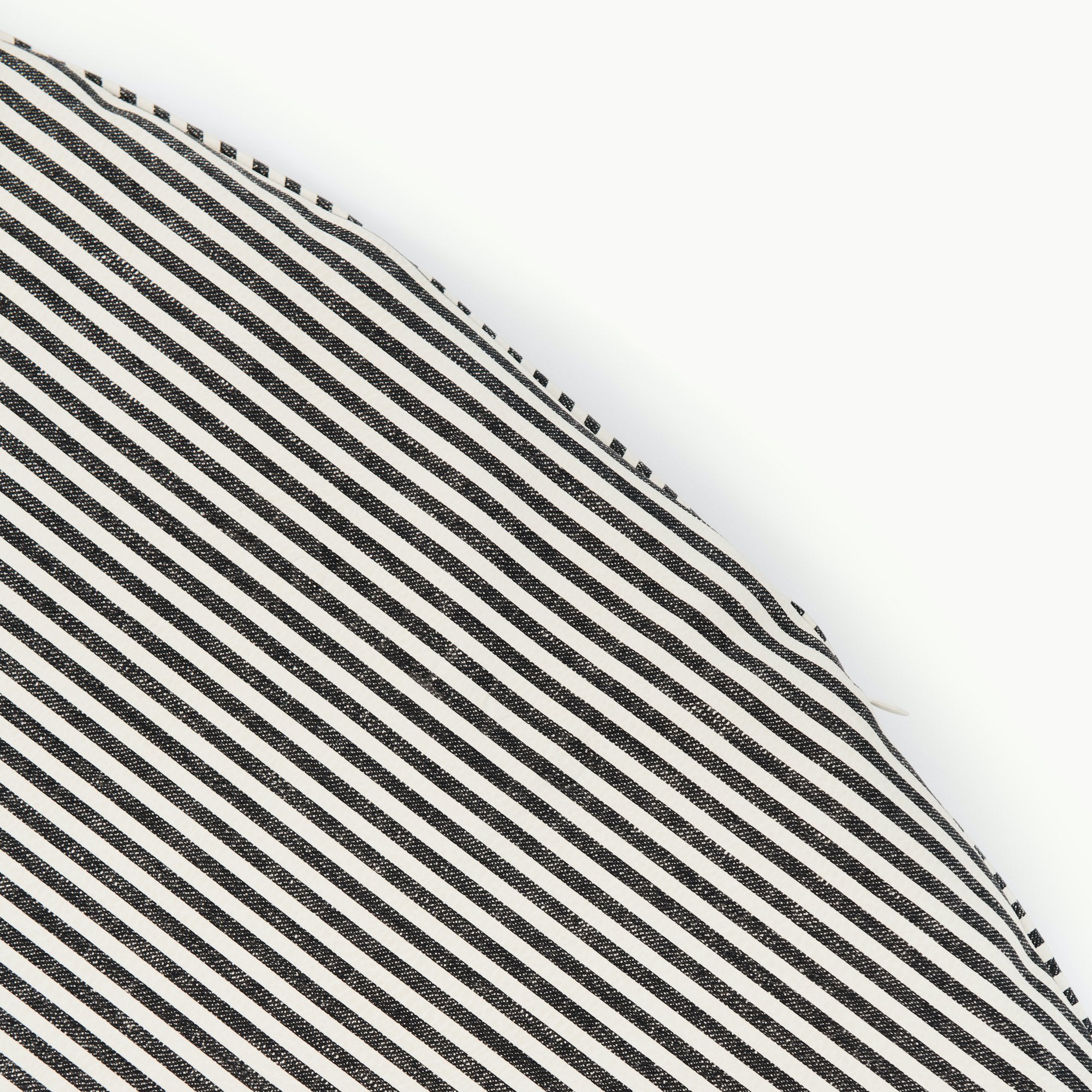 Stone Stripe@Close up of Stone Stripe padded midi circle