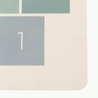 Rainbow Hopscotch@gathre deboss on the rainbow hopscotch home mat