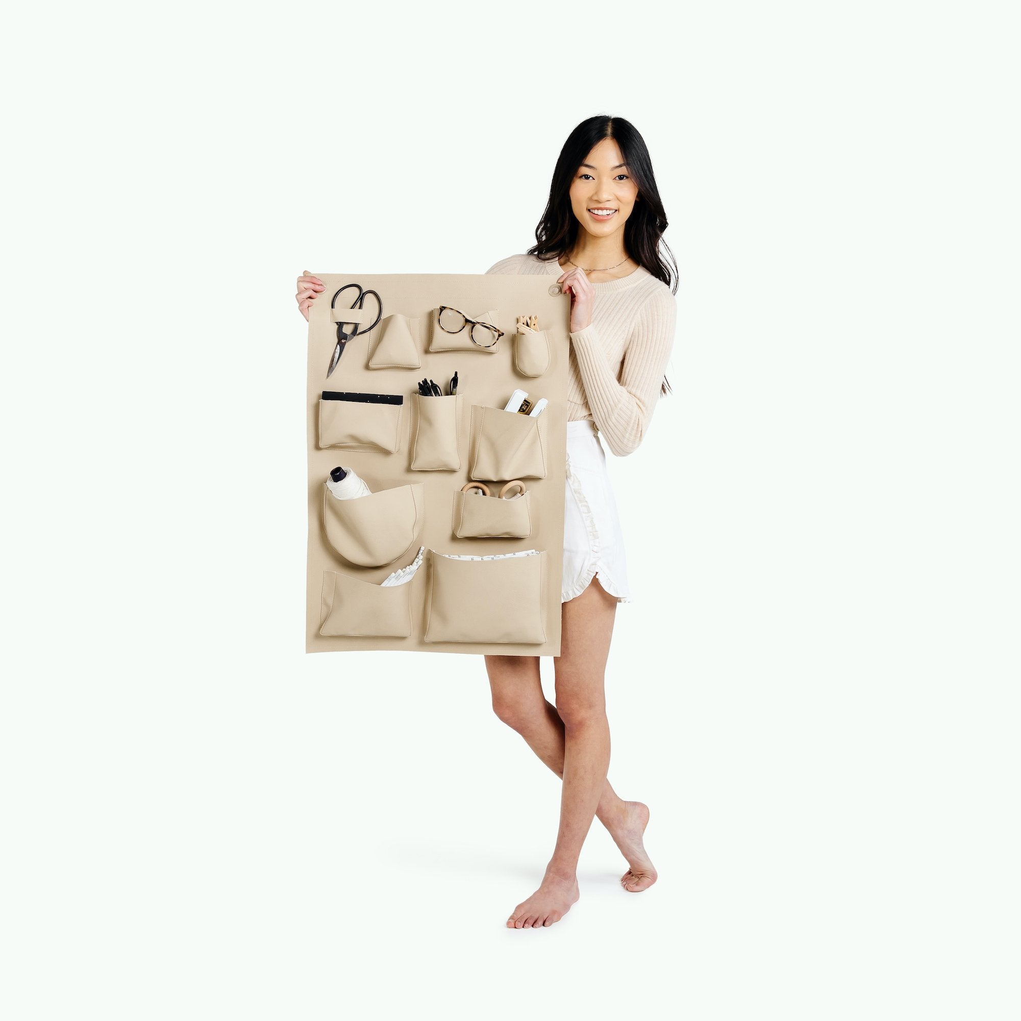 Millet@Woman Holding Millet Wall Tidy