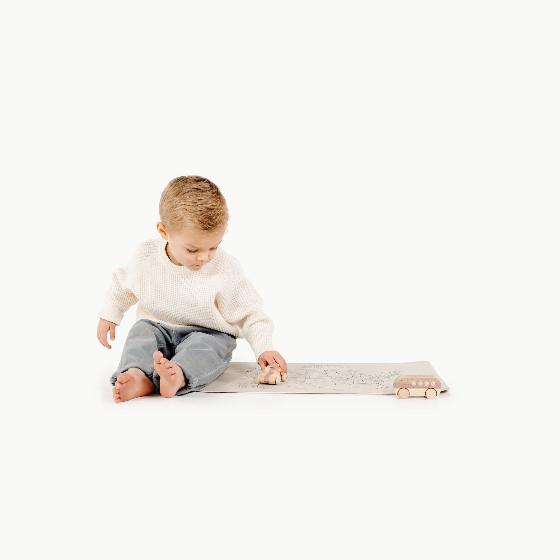 National Parks@Baby sitting on the National Parks Micro mat