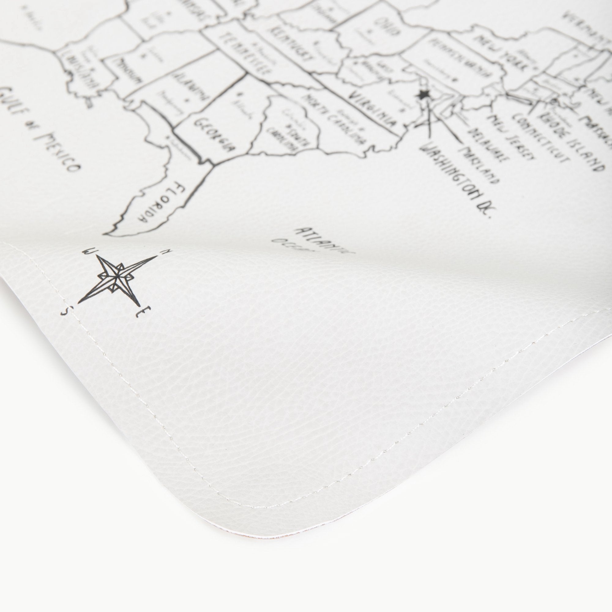 USA Map (on sale)@Gathre deboss detail on the USA Map Micro mat