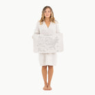 USA Map@Woman holding the USA Map Micro mat