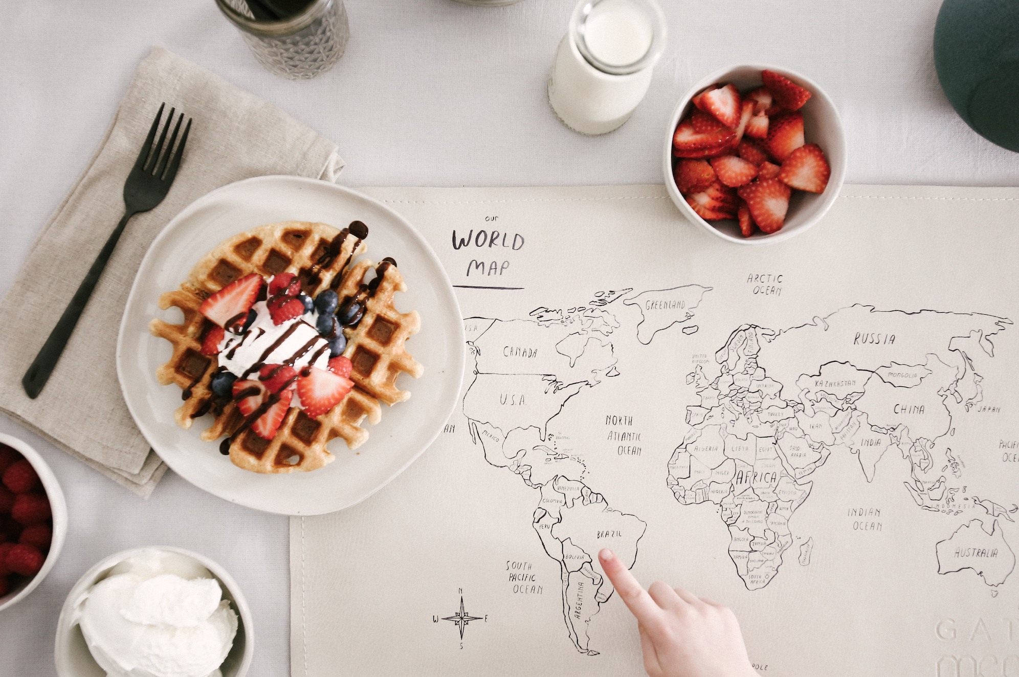 All About Our World Map Mats