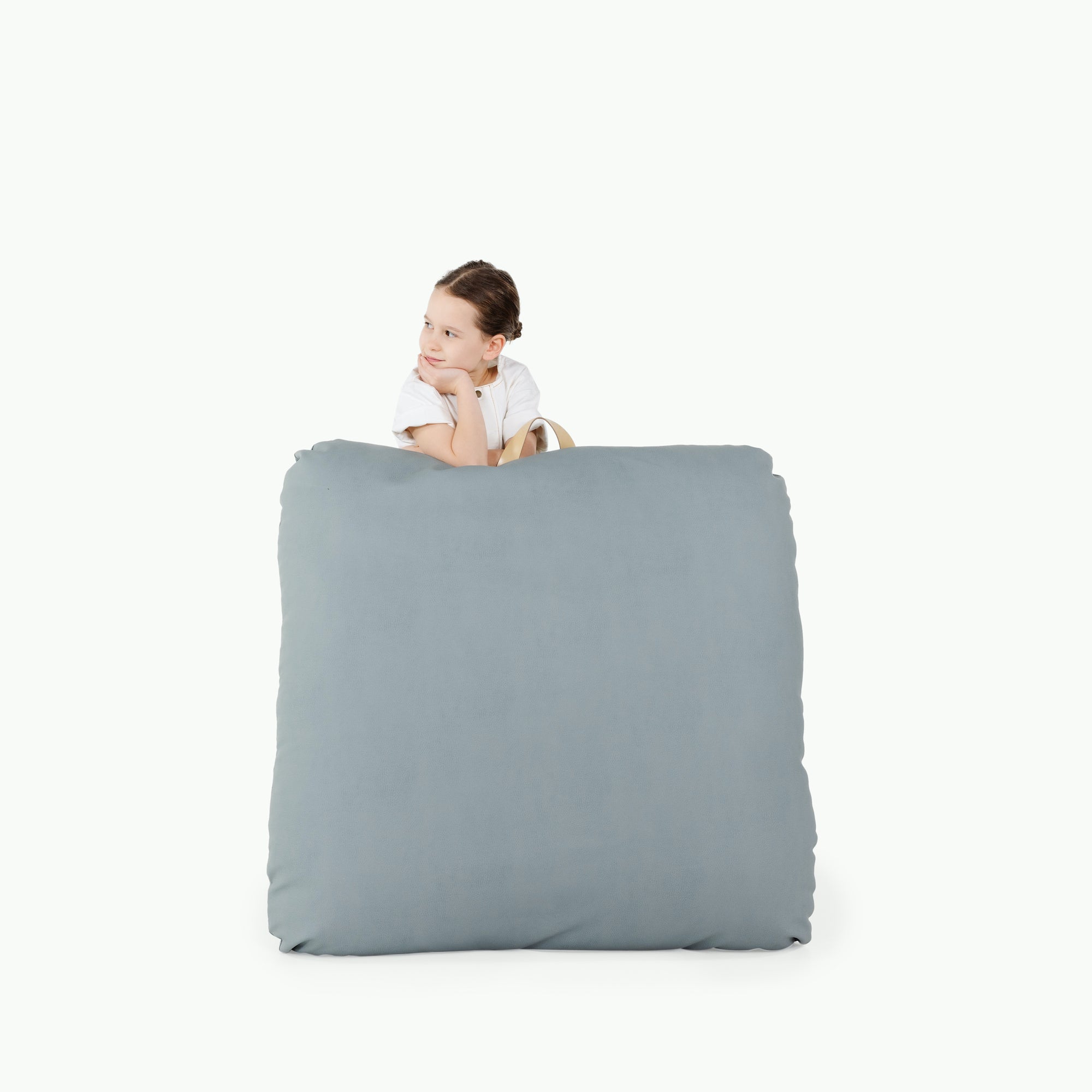 Teal and hotsell grey cushion