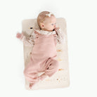 Ballet Basics@overhead of baby on the ballet basics micro mat