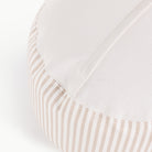 Cafe Stripe / Circle@bottom of the cafe stripe circle pouf