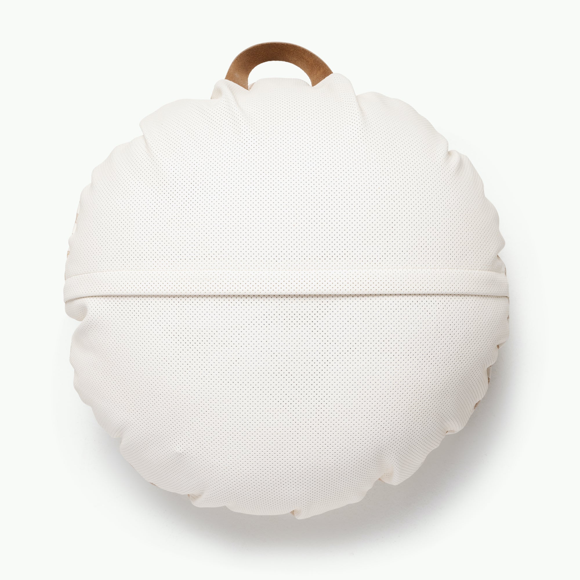 Cafe Stripe / Circle@back of the cafe stripe mini circle floor cushion