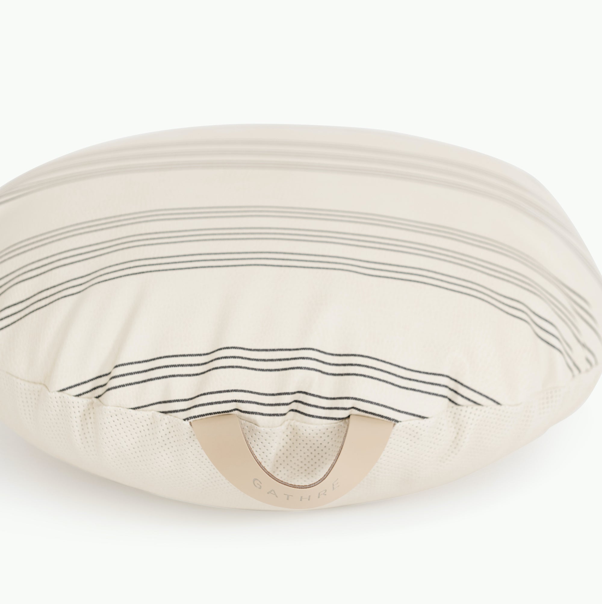 Pencil Stripe (on sale) / Circle@handle on the pencil stripe mini circle floor cushion