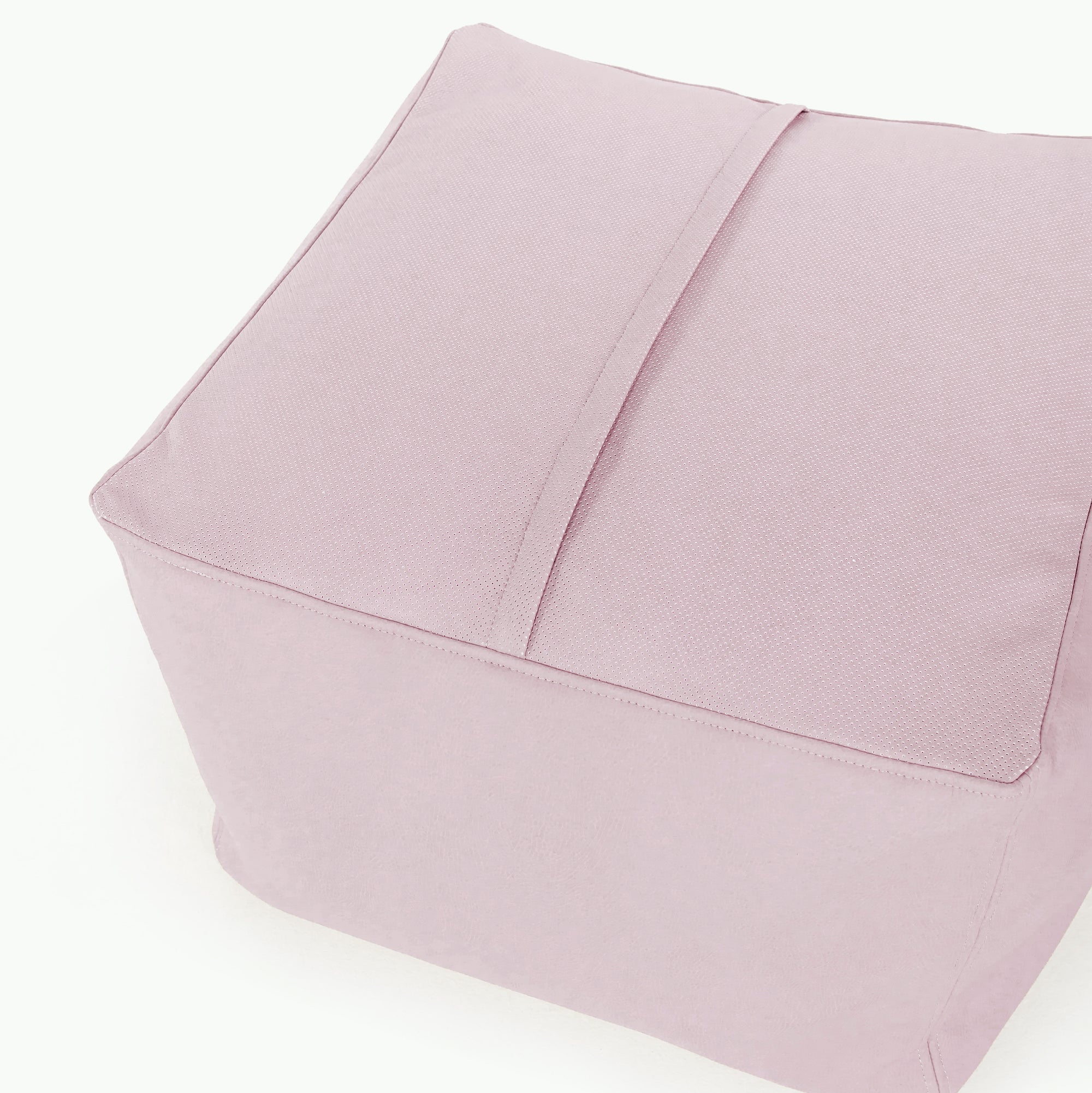 Fable (on sale)@perforated bottom on the fable square pouf