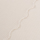 Ivory@Soft cotton kids bedding with waffle knit texture