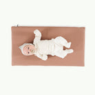 Sienna (on sale)@overhead image of baby laying on sienna padded micro+
