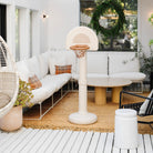 Ivory@ivory basketball hoop in a home