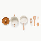 Camel@play cooking set all lined up