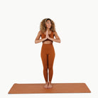 Ginger (on sale)@Woman standing on the large ginger home mat