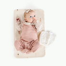 Petite Dancer@Overhead of baby on the Petite Dancer Micro Mat