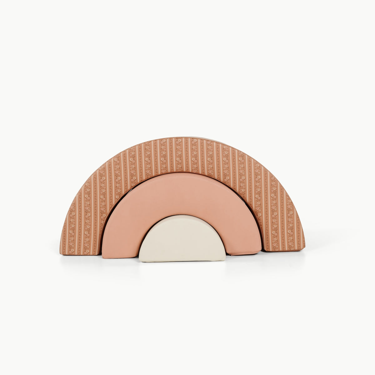 Floral Stripe • Adobe • Ivory@detail image of arc playset