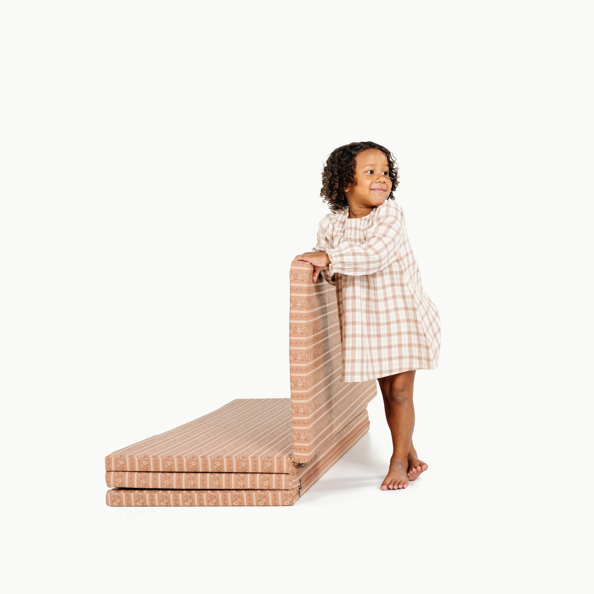 Floral Stripe@Durable tumbling mats with cushioning for safe landings