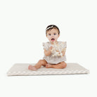 Rook@little girl on padded mat